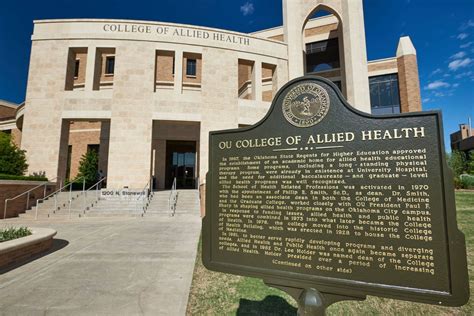 Ouhsc College Of Allied Health As Among The Best Educational Programs