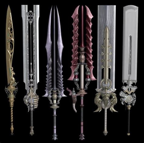 Final Fantasy Xv Great Swords Xps By Xelandis Great Sword Final