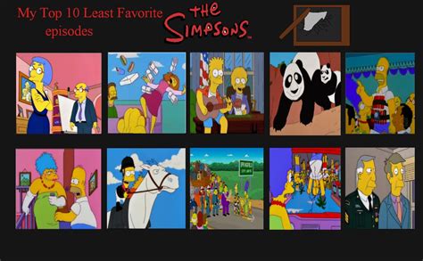 Jefimus Top 10 Worst Simpsons Episodes By Jefimusprime On Deviantart