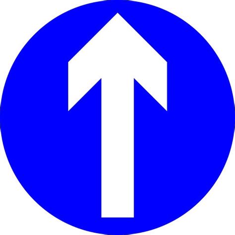 Kpcm Arrow One Way Sign Made In The Uk