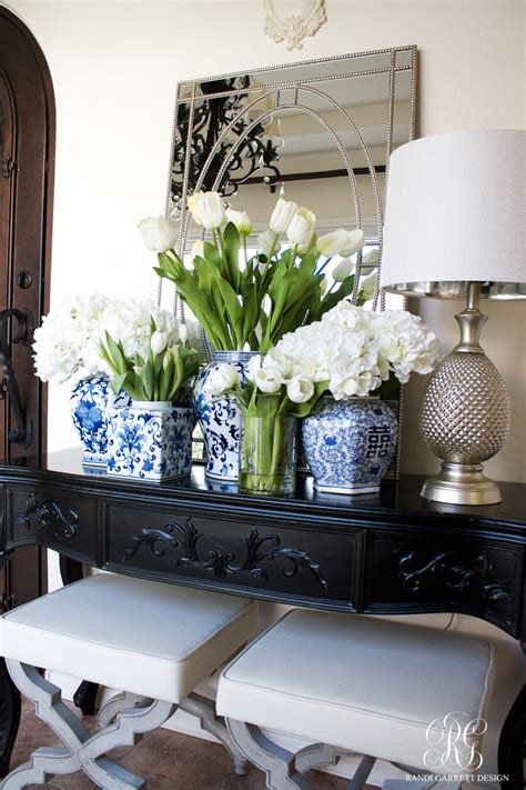 Spring Decorating With Fresh And Faux Flowers Blue