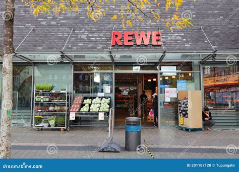 Rewe Supermarket In Germany Editorial Image Image Of Ruhrgebiet