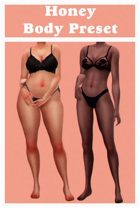 honey body preset patreon sims 4 sims 4 characters sims