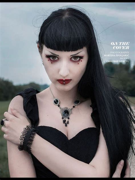 Obsidian Kertu Goth Beauty Gothic Girls Goth Girls