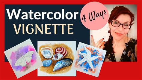 I love adding vignettes to my space because they are an affordable way to bring charm, character, and life to any room during any season. Vignette Watercolor Painting (4 easy ways!) - YouTube