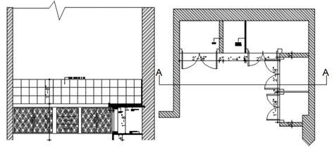 This pantry remodel has totally improved how our kitchen functions! Creative kitchen cabinet section and plan cad drawing details dwg file - Cadbull