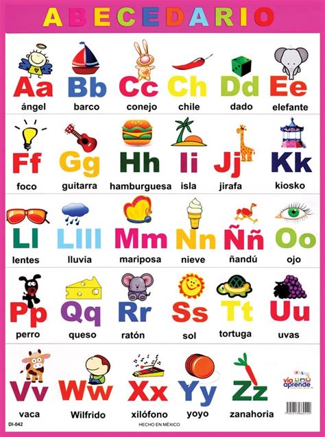 El Alfabeto En Español School Pinterest