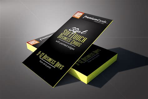 Soft touch lamination business cards are best suited for premium and luxury brands. 38pt-soft-touch-business-cards-mockup | Premium Business Cards