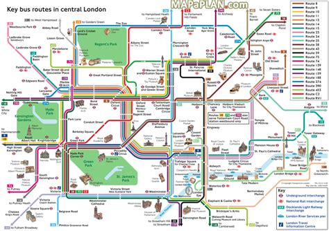 London Sightseeing Map Printable Printable Maps