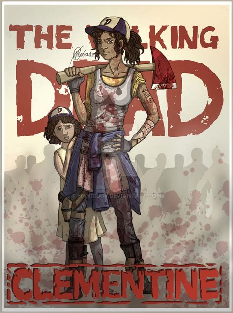 Clementine The Walking Dead All Grown Up 1 By Handraw On Deviantart