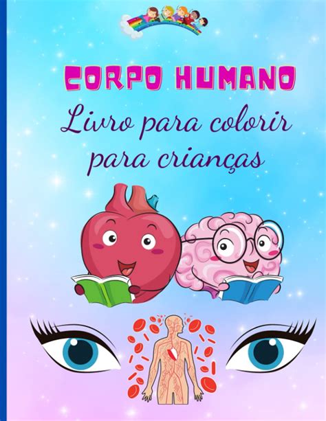 Buy Corpo Humano Livro Para Colorir Para Crianças O Meu Primeiro Livro