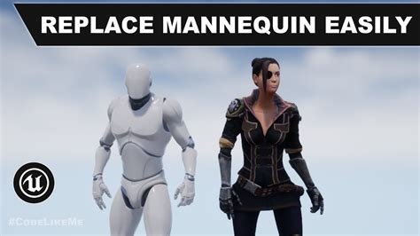 How To Replace Unreal Third Person Mannequin Character Youtube