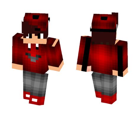 Get Red Cool Boy Minecraft Skin For Free Superminecraftskins