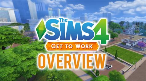 The Sims 4 Get To Work Overview — Career Locations Buildbuy New