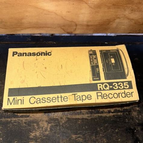 Panasonic Mini Cassette Tape Recorder Rq 335a In Original Packaging Non Working Ebay