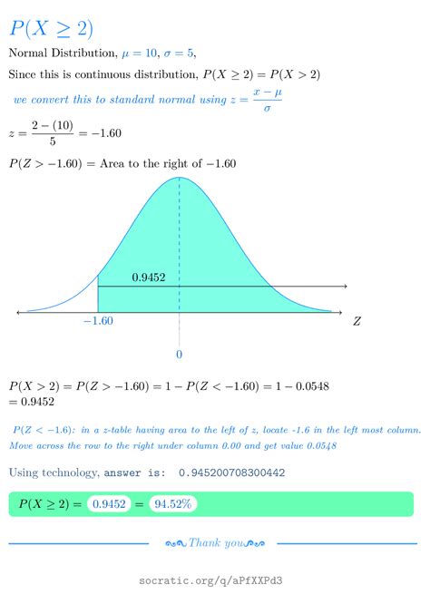 The normal distribution is a continuous probability distribution that is very important in many fields of science. In a normal distribution with a mean of 10 pounds and a ...