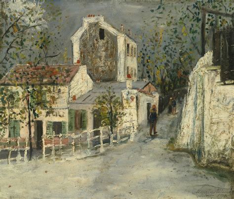 Maurice Utrillo Paris Painting Paris Painting Montmartre