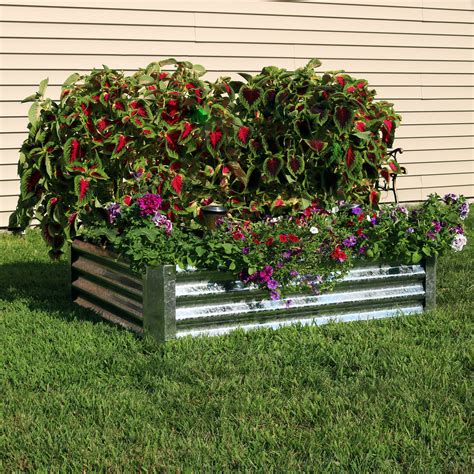We did not find results for: Sunnydaze Raised Garden Bed Kit - Galvanized Steel ...