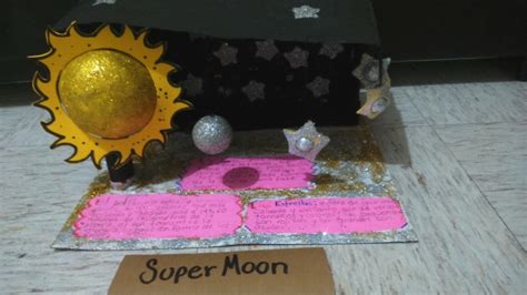 Bueno, aquí te mostramos cómo hacerla paso a paso: Maqueta Sol, Luna y Estrellas SuperMoon - Taringa!
