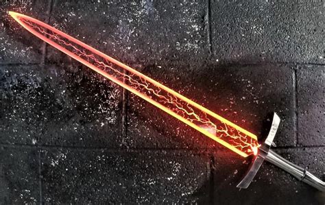 Straight Ripper Blade For Star Wars Jedi Sith Broadsword Etsy In 2020