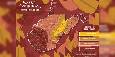 West Virginia Fall Foliage Map Sexiz Pix
