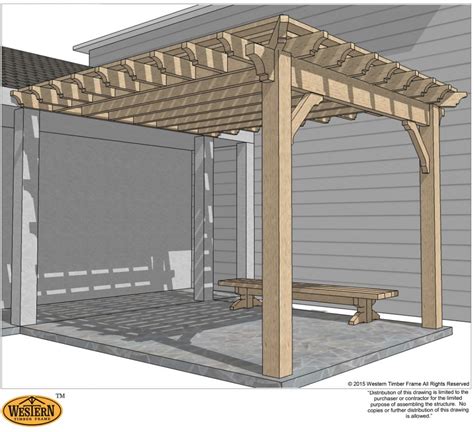 How To Easily Build A Diy Patio Cover Western Timber Frame