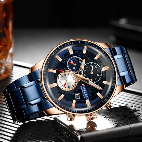 CURREN Watches Mens Fashion Sports Wristwatch with ...