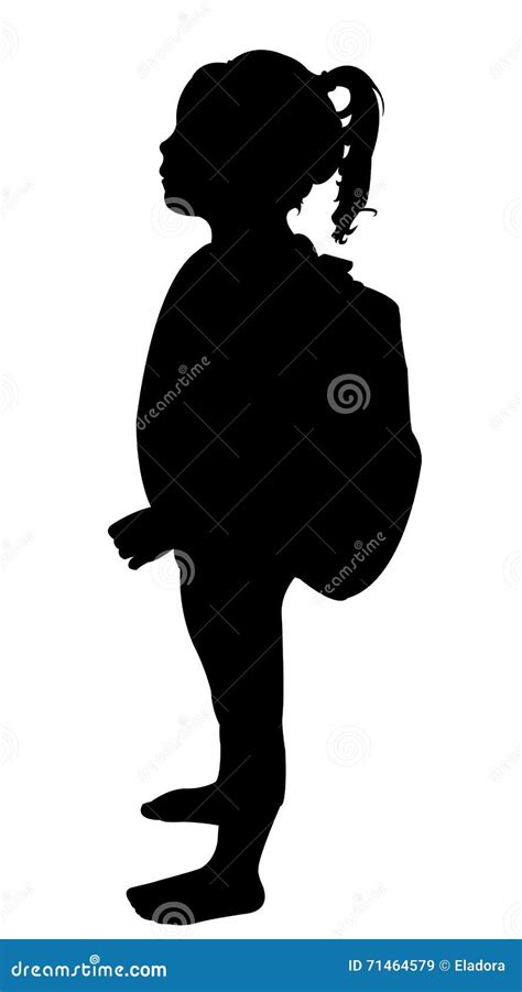 Back To School Kid Silhouette Stock Vector Illustration Of Students