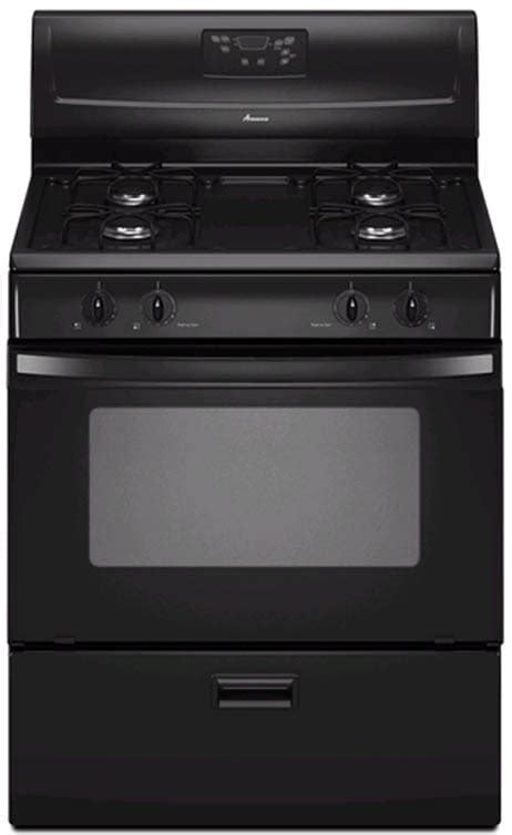 Freestanding range ranges & ovens. Amana AGR4433XDB 30 Inch Freestanding Gas Range with 4.4 ...
