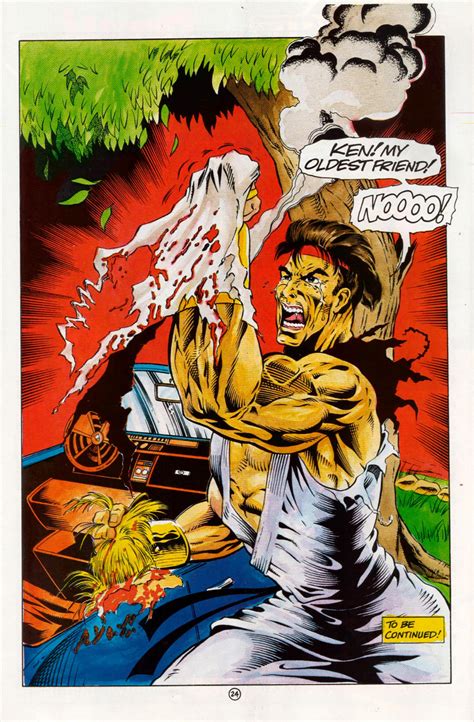 30 Years Ago The Original Street Fighter Comics Traumatized Fans With
