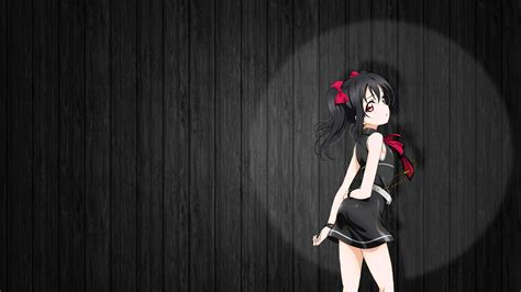 Wallpaper Black Monochrome Anime Love Live Yazawa Nico Darkness