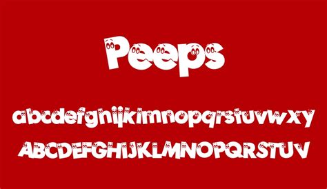 Peeps Font Font Tr