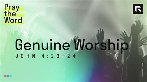 Genuine Worship John 42324 Radical