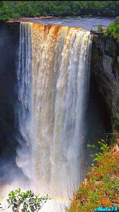 красивый водопад 474×842 Waterfall Beautiful Waterfalls Nature
