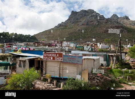 Slums In Imizamo Yethu Township Hout Bay Cape Town South Africa