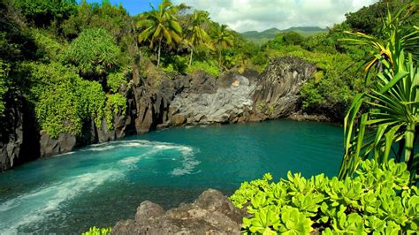 Lagune Maui Hawaii Paysage Naturel écran Fond Décran Aperçu