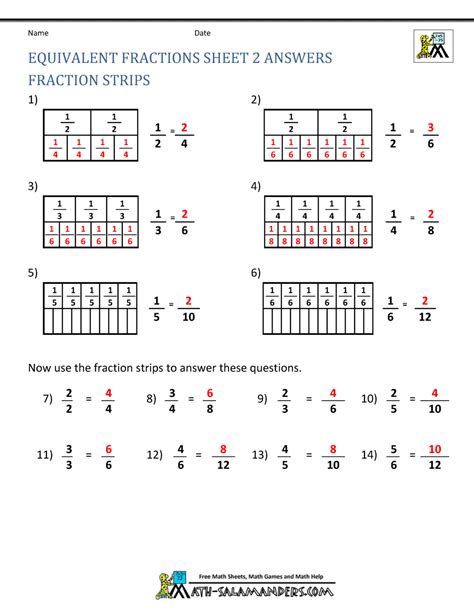 grade  fractions worksheet equal shares   worksheets