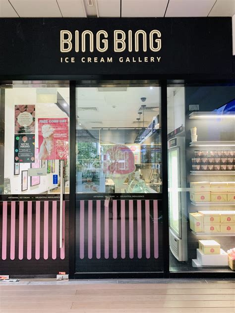 Bing Bing Ice Cream Gallery Artisanal Ice Cream Parlour In Hillv
