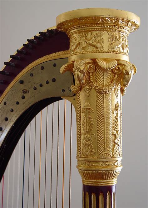 Maybe it depends on the. Detail of rams-head ornaments on an early 1800's Erard single-action harp | Erard harps ...