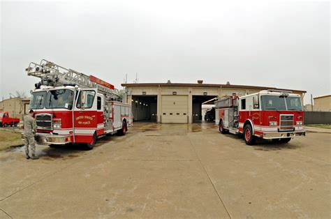 New Fire Trucks Immersed In Technology Tradition Prayer Kunsan Air