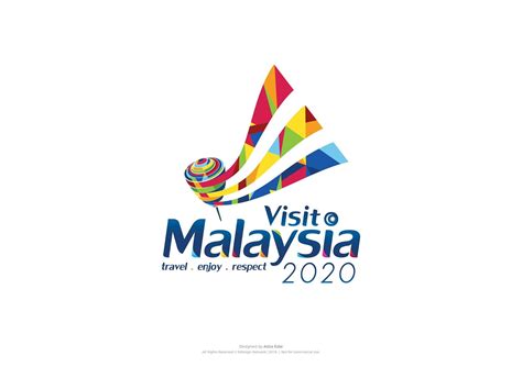 The vmy2020 logo features various icons of malaysia, such as the hornbill, hibiscus, wild fern and colours of the malaysian flag. Design Logo Visit Malaysia 2020 Yang Gempak - AkuBahrain