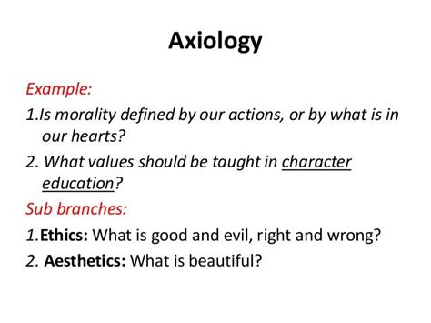 10 Axiology Axiology Education Character Education