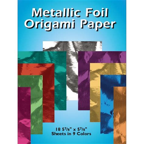 Metallic Foil Origami Paper 5 78x5 78 18pkg