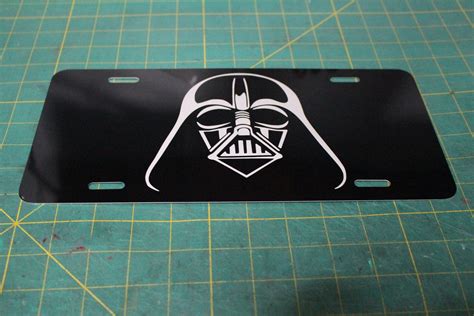 Star Wars Darth Vader License Plate Etsy