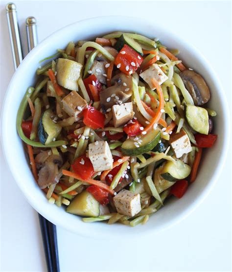 Vegetarian Low Carb Stir Fry Easy Healthy Recipes Popsugar Fitness