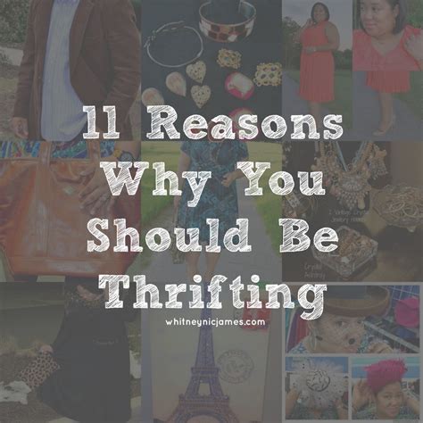 11 Reasons Why You Should Be Thrifting