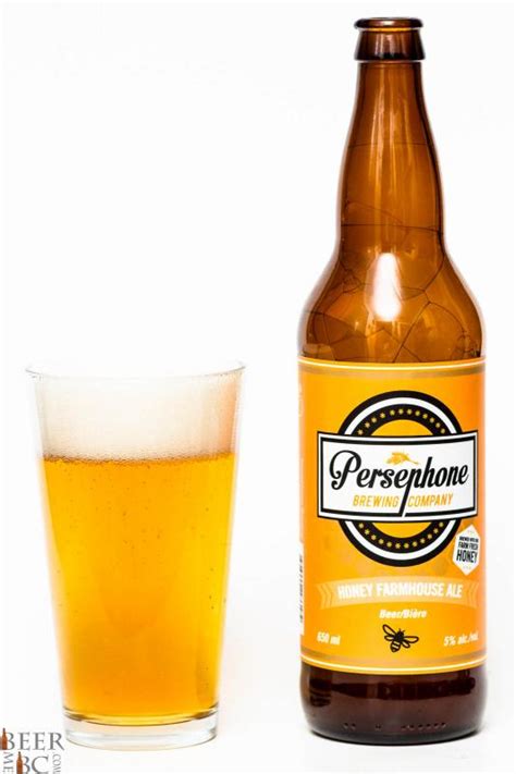 Persephone Brewing Co Honey Farmhouse Ale Beer Me British Columbia
