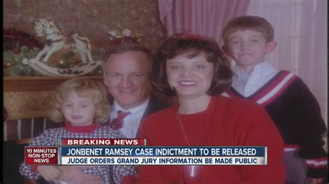 judge orders release of jonbenet ramsey grand jury indictment youtube