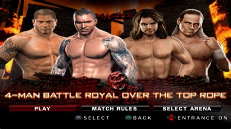 Wwe Smackdown Vs Raw 2010 Randy Orton Vs Batista Vs The Brian Kendrick Vs Shaen Michaels