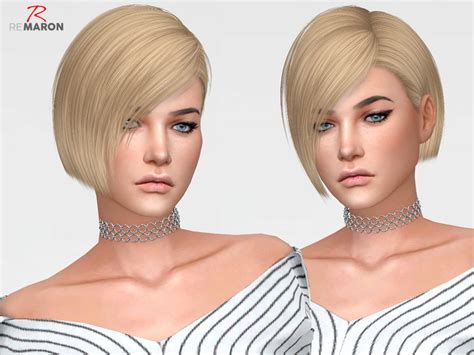 The Sims Resource Ade` Dangerous Hair Retextured By Remaron Sims 4 Hairs